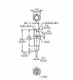 AM1-AP-1A Индуктивный датчик, корпус 12 мм x 64 мм, PNP, выход NO, расстояние обнаружения 2 мм Москва