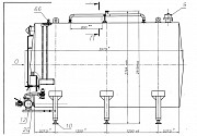 Резервуары для хранения молока ОМГ (горизонтальные). Вологда