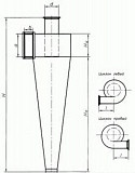 Спирально-конический циклон СК-ЦН-34-2000 Москва