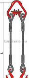2СК - Двухветвевой строп канатный. Произвоство Самара