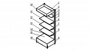 Стеллажи торговые серии «Маркет» Екатеринбург