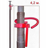 Стойка домкрат телескопическая для опалубки 4,2 м в аренду Ставрополь