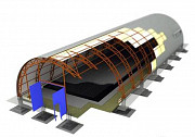 Ангар арочный 15х34 Омск