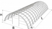 Ангар арочный 9х10 Омск