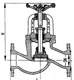 521-03.488 Клапан запорный фланцевый проходной сальниковый Ростов-на-Дону