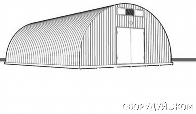 Проект арочного ангара