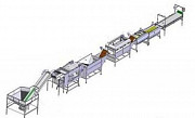 Комплекс машин для моечно-сортировочных работ с овощами. Краснодар