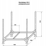 Контейнер для хранения строительной опалубки. КУ-2. Санкт-Петербург