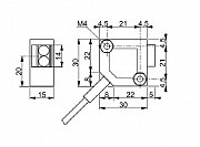 CXP-АН-1A Фотоэлектрический датчик, прямоугольный, поляризованный световозвращающий, расстояние изме Москва