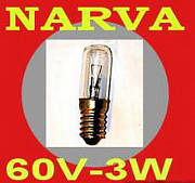 Лампа Narva 60В-3Вт для ж/д транспорта Москва