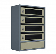 Вертикальный почтовый ящик Корунд-4 (серый) Чебоксары