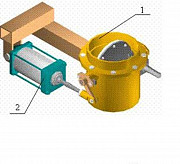 Клапан флажковый для мелкодисперсных материалов КФ-300-78-М Воронеж