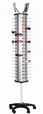 Стойка для очков 76шт, H=1270 напольная на колёсах Y609 Челябинск