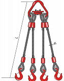 Строп канатный четырехветвевой (4СК) &quot;Паук&quot; Благовещенск