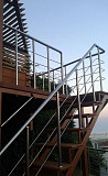 Балконные лестничные перила из нержавейки любой метраж Симферополь