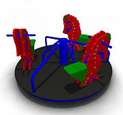 Карусель детская трехместная «Морской конек» Пермь
