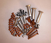 Заклепка алюминиевая ГОСТ 10299-80 с полукруглой головкой. Екатеринбург