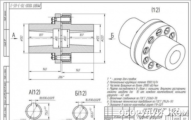 Крановый тормозной шкив 160 чертеж