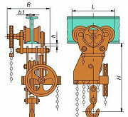 Таль червячная ручная (ТРЧС, ТРЧП) Чебоксары