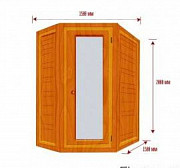 Четырехместная инфракрасная сауна угловая Пермь
