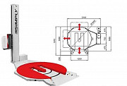 Паллетоупаковщик с е-образным поворотным столом Ростов-на-Дону