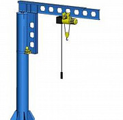 Консольный кран. Поворотный, ручной. гп. до 2 тонн. Красноярск