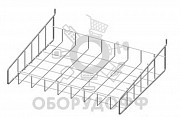 ПК.П.02 (9006) Полка прямая ПФ-425 на перфорацию Краснодар