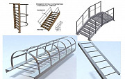 Производство Лестниц, площадок, стремянок, ограждений Омск