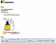 Резец дорожный Kennametal RZ25 (RZ4-02P) - Kennametal 312118 Санкт-Петербург