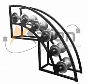 Ролик кабельный угловой РКУ 6-120А Екатеринбург