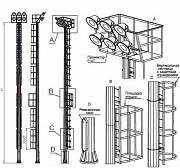 Мачты освещения МГФ-СР Москва