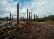 Новые колонны выс.6м из двутавровой балки 27К Дегтярск