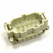HARTING 09330102601 - Разъем: HAN; папа; E; PIN:10; 10+PE; размер 10B; 16А; 500В; UL94V-0 Москва