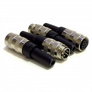 KV60-8 Разъем M16, мама, на провод, IP40, вилка, пайка, 250В, PIN:6, 5А LUMBERG Москва