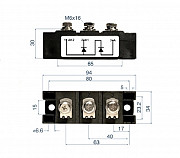 MDD142-18N1 Диодный модуль, 1800В, 165А Москва