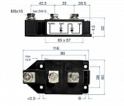 MDD310-16N1 Диодный модуль, 1600В, 305А Москва