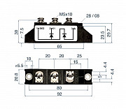 MDD95-12N1B Диодный модуль, 1200В, 120А Москва