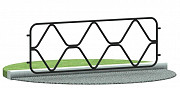 Пешеходное ограждение металлического типа "РОМБ" Красноярск