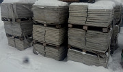 Плитка бетонная армированная 500х500х50 серая Щербинка