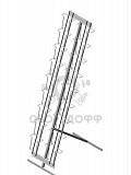Б.НП.05 Буклетница напольная с дисплеем 9 яч. А5 и 9 яч. А6 Краснодар