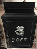 Почтовый ящик для дома и офиса . Роза серебряная. Пенза