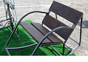 Кресло-качалка металлическая для сада, террасы. Челябинск