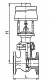 Задвижка нержавеющая клиновая фланцевая под электропривод Нижний Новгород