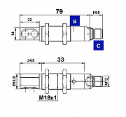 S50-MS-2-M03-NN (952021900) Датчик с подавлением фона, красное излучение 630 нм, 50-100 мм Москва