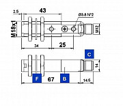 S50-PL-2-B01-NN (952001870) Датчик лазерный отражательный, красное излучение 650 нм, кабель (4хпрово Москва