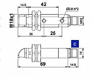 S50-PR-5-C10-PP (952001480) Датчик диффузионный, инфракрасное излучение 880 нм, 0-80 мм Москва