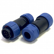 SP2110/P12 - Разъем папа, IP68, 12 pin - пайка, до 5A, до 400V, Основной разъем кабельный штекер WEI Москва