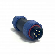 SP2110/P5 II 1N Вилка, папа, SP21, PIN:5, IP68, 7/12мм, пайка, на провод, 500В WEIPU Москва