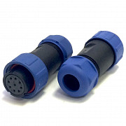 SP2110/S9 Разъем мама, IP68, 9 pin - пайка, до 5A, до 500V, Основной разъем кабельное гнездо WEIPU Москва