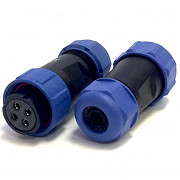 SP2111/S4 - Разъем мама, IP68, 4 pin - пайка, до 30A, до 500V, Ответный разъем блочное гнездо WEIPU Москва